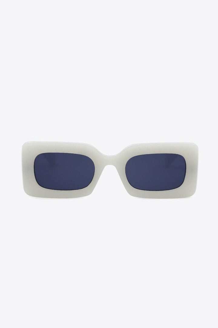 Polycarbonate Frame Rectangle Sunglasses - Tran.scend 