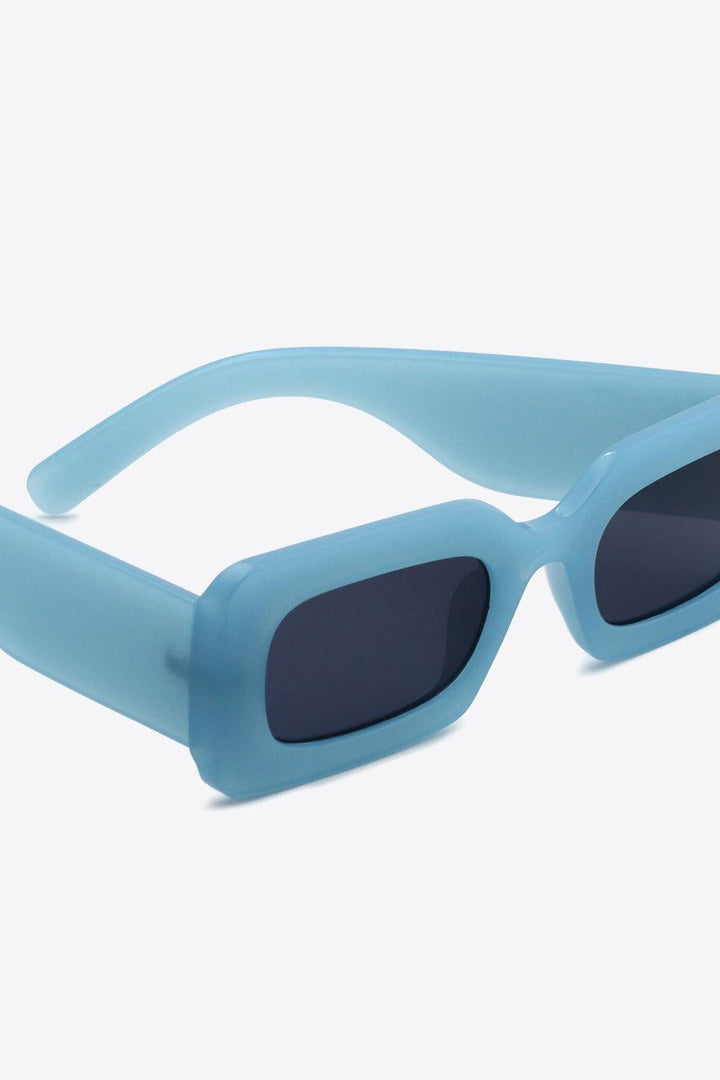 Polycarbonate Frame Rectangle Sunglasses - Tran.scend 