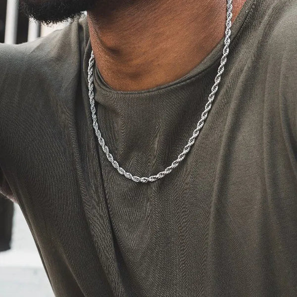 For Him Classic Rope Chain Necklace