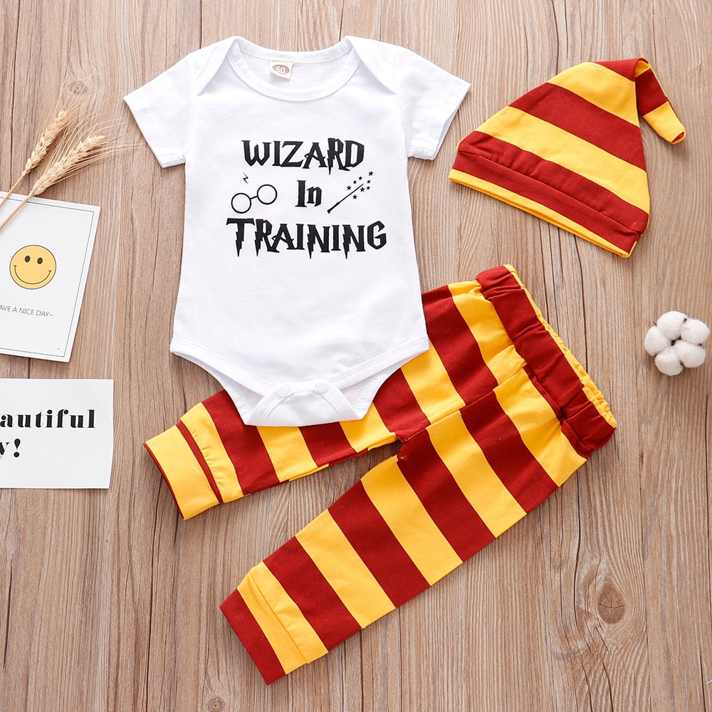 Halloween Little Wizard Baby Clothes Set