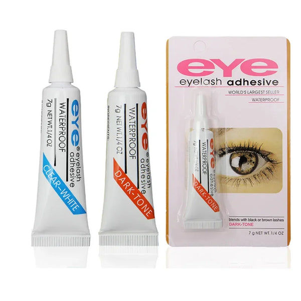 Waterproof Eyelash Glue Clear-White/Dark-Tone