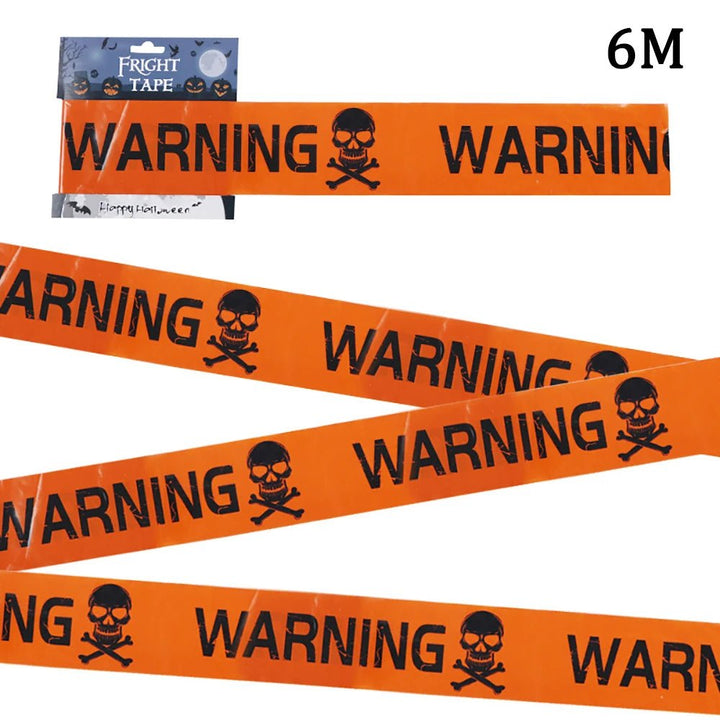 Halloween Decoration Danger Warning Tape Signs - Tran.scend