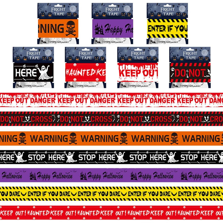 Halloween Decoration Danger Warning Tape Signs - Tran.scend