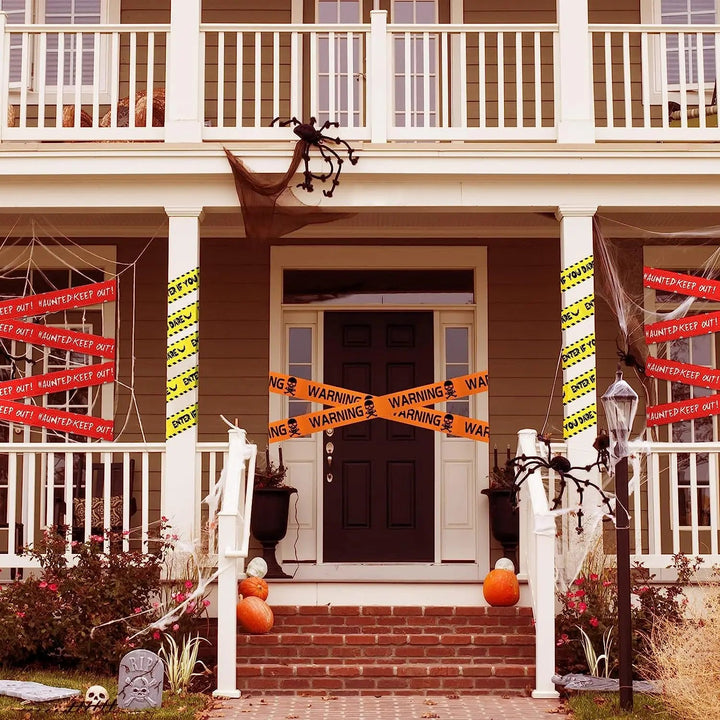 Halloween Decoration Danger Warning Tape Signs - Tran.scend