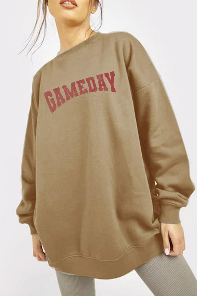 Simply Love Full Size GAMEDAY Graphic Sweatshirt - Tran.scend 