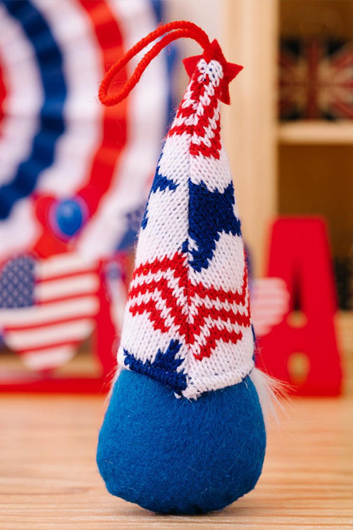 4-Piece Independence Day Knit Hanging Gnomes - Tran.scend 