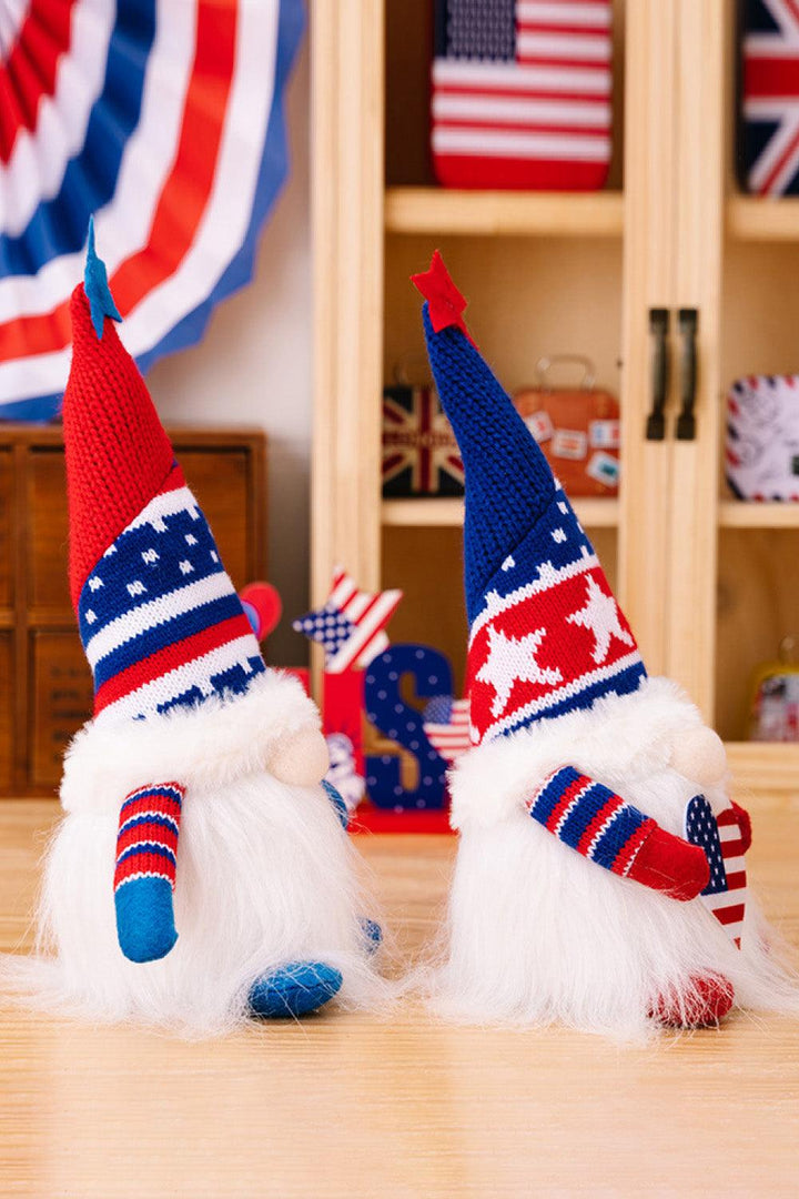 2-Piece Independence Day Knit Decor Gnomes - Tran.scend 