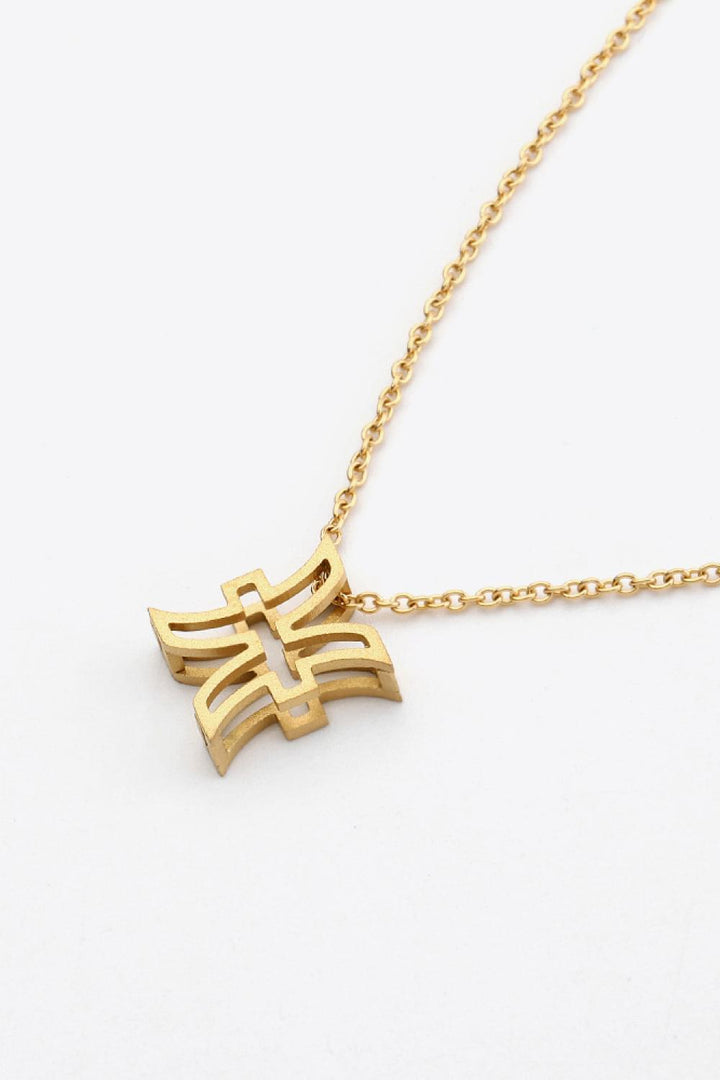 18K Gold Plated Constellation Pendant Necklace - Tran.scend 