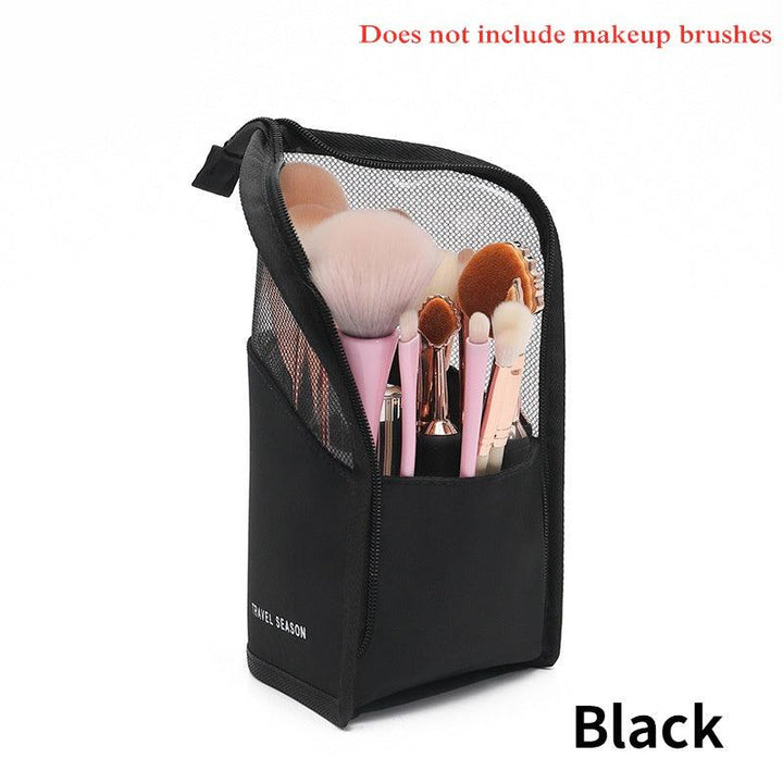 High Capacity Portable Stand-Up Makeup Brush Holder - Tran.scend 