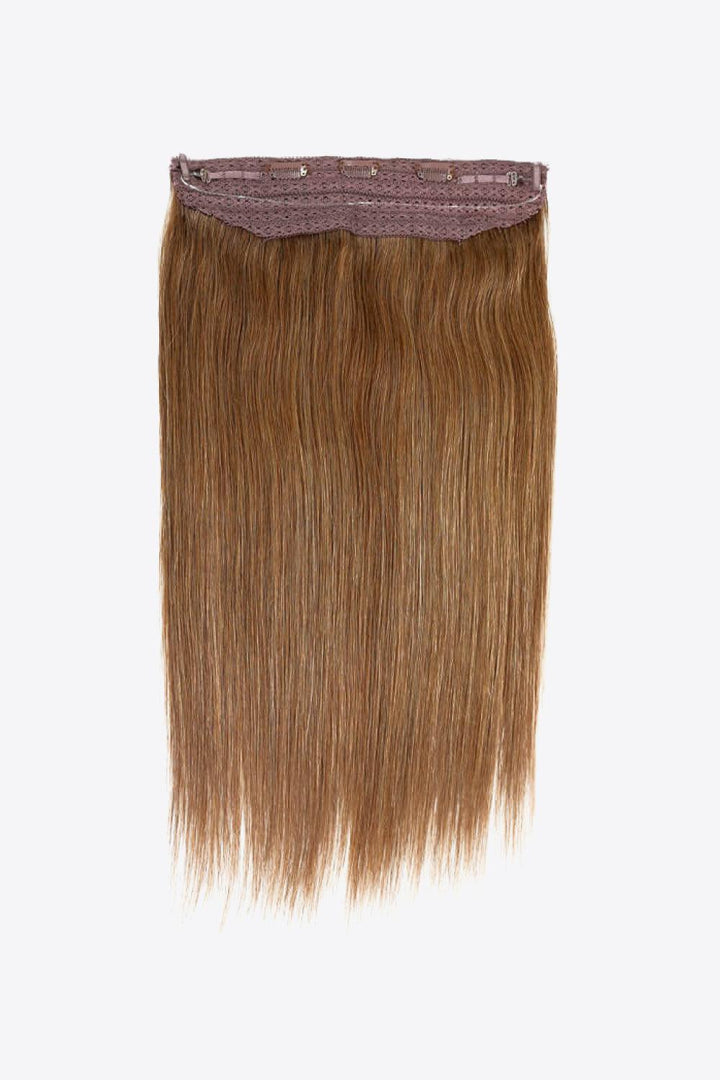 18" 80g Long Straight Indian Human Halo Hair - Tran.scend 