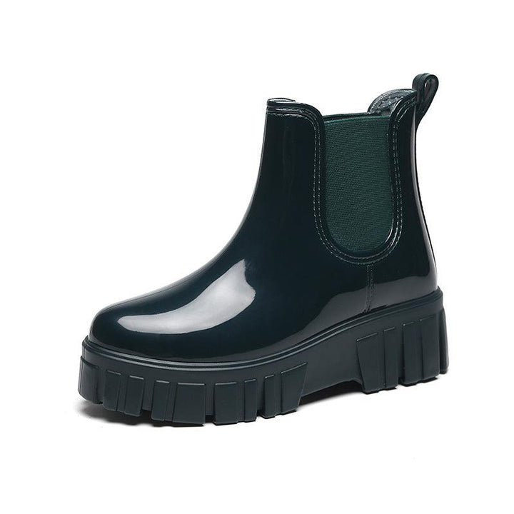 Chelsea Round Toe Rain Boots (more color options) - Tran.scend 