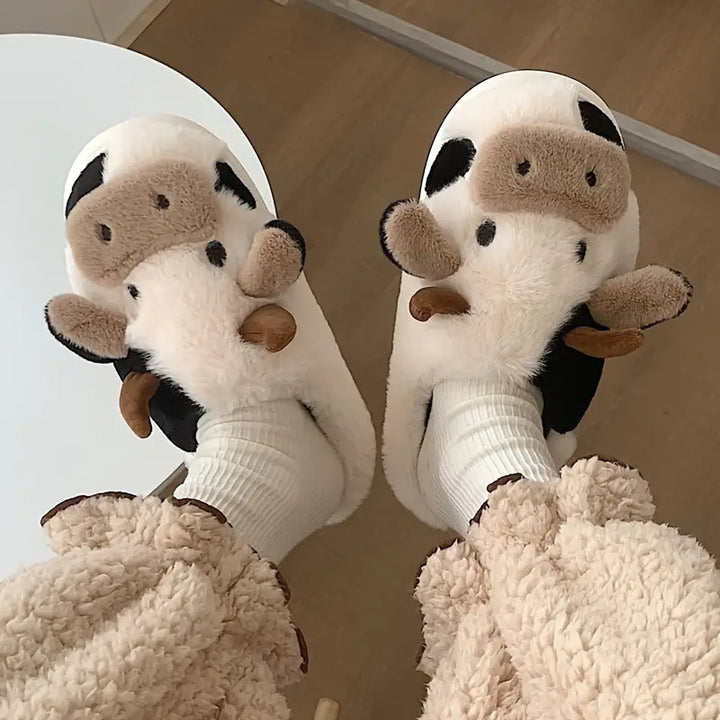 Cute Cow House Slippers - Tran.scend 