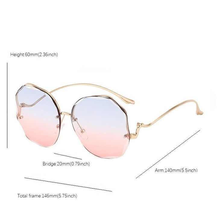 Designer Gradient Sunglasses - Tran.scend 