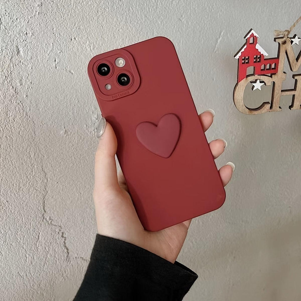 3D Heart Soft Phone Case For Most Phones - Tran.scend 