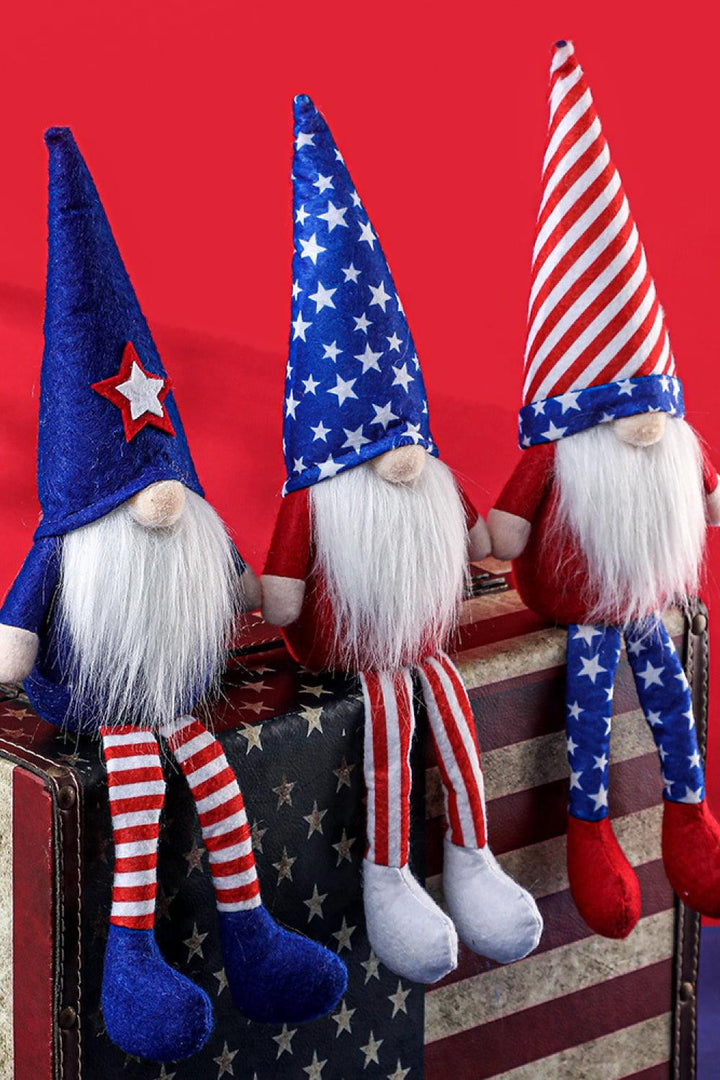 3-Piece Independence Day Pointed Hat Gnomes - Tran.scend 