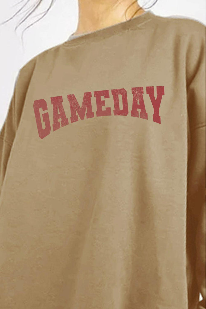 Simply Love Full Size GAMEDAY Graphic Sweatshirt - Tran.scend 