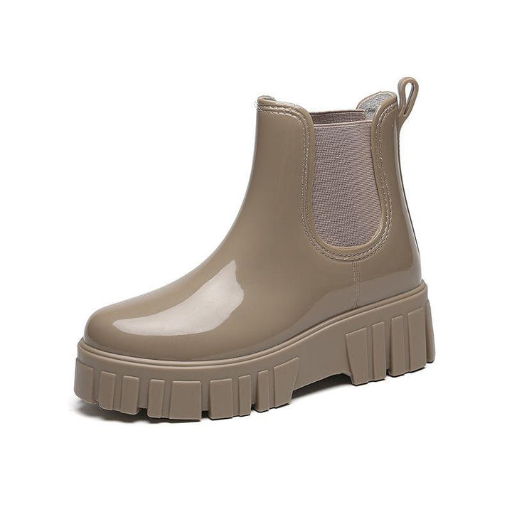 Chelsea Round Toe Rain Boots (more color options) - Tran.scend 