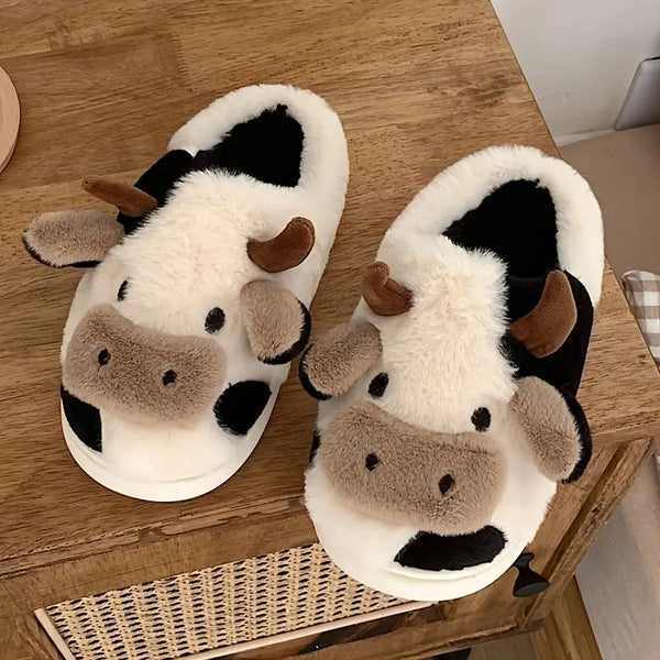 Cute Cow House Slippers - Tran.scend 