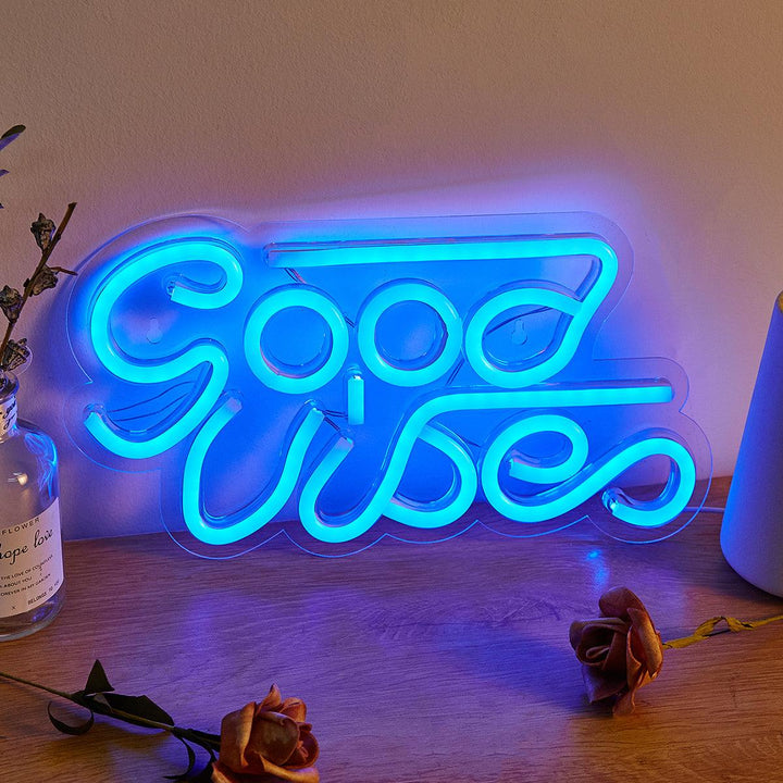 Neon Sign - Good Vibes - Tran.scend 