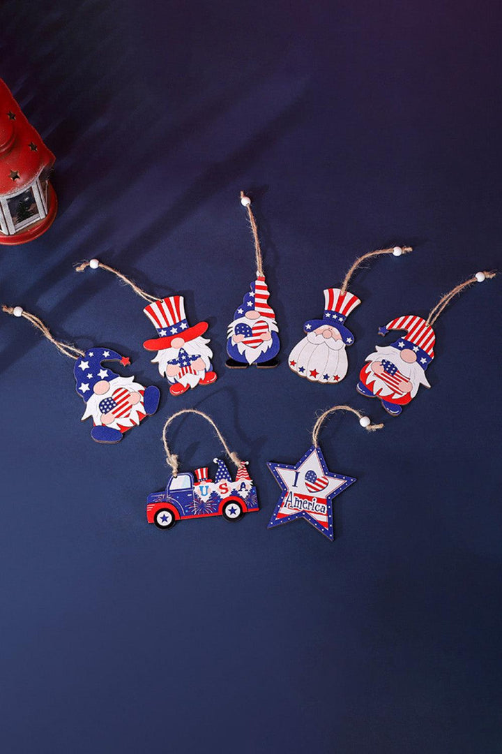 7-Piece Independence Day Hanging Ornaments - Tran.scend 