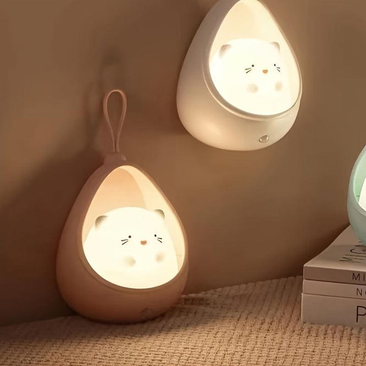 Cute Kitty Motion Sensor Night Light - Tran.scend 