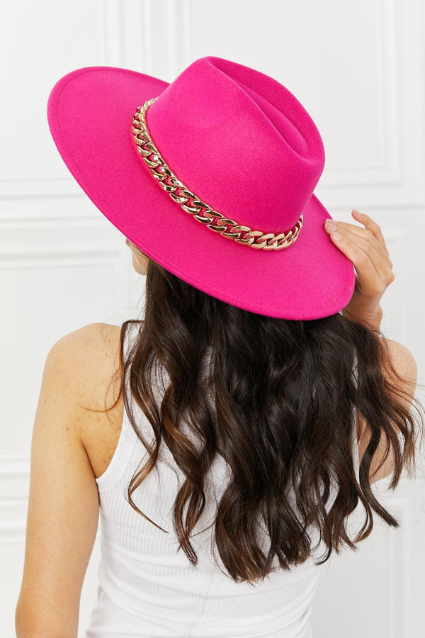 Keep Your Promise Fedora Hat in Pink - Tran.scend 