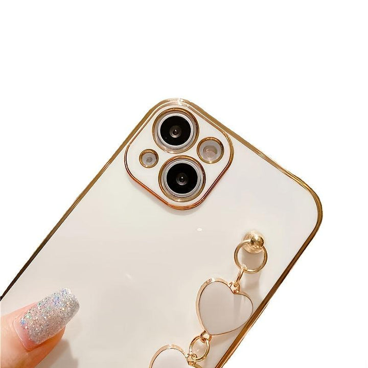 Luxury Plated Heart Bracelet Phone Case For Most Phones - Tran.scend 