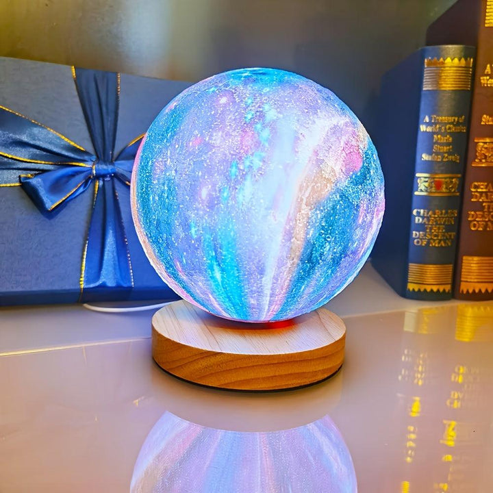 Rotating Planet Night Light - Tran.scend 